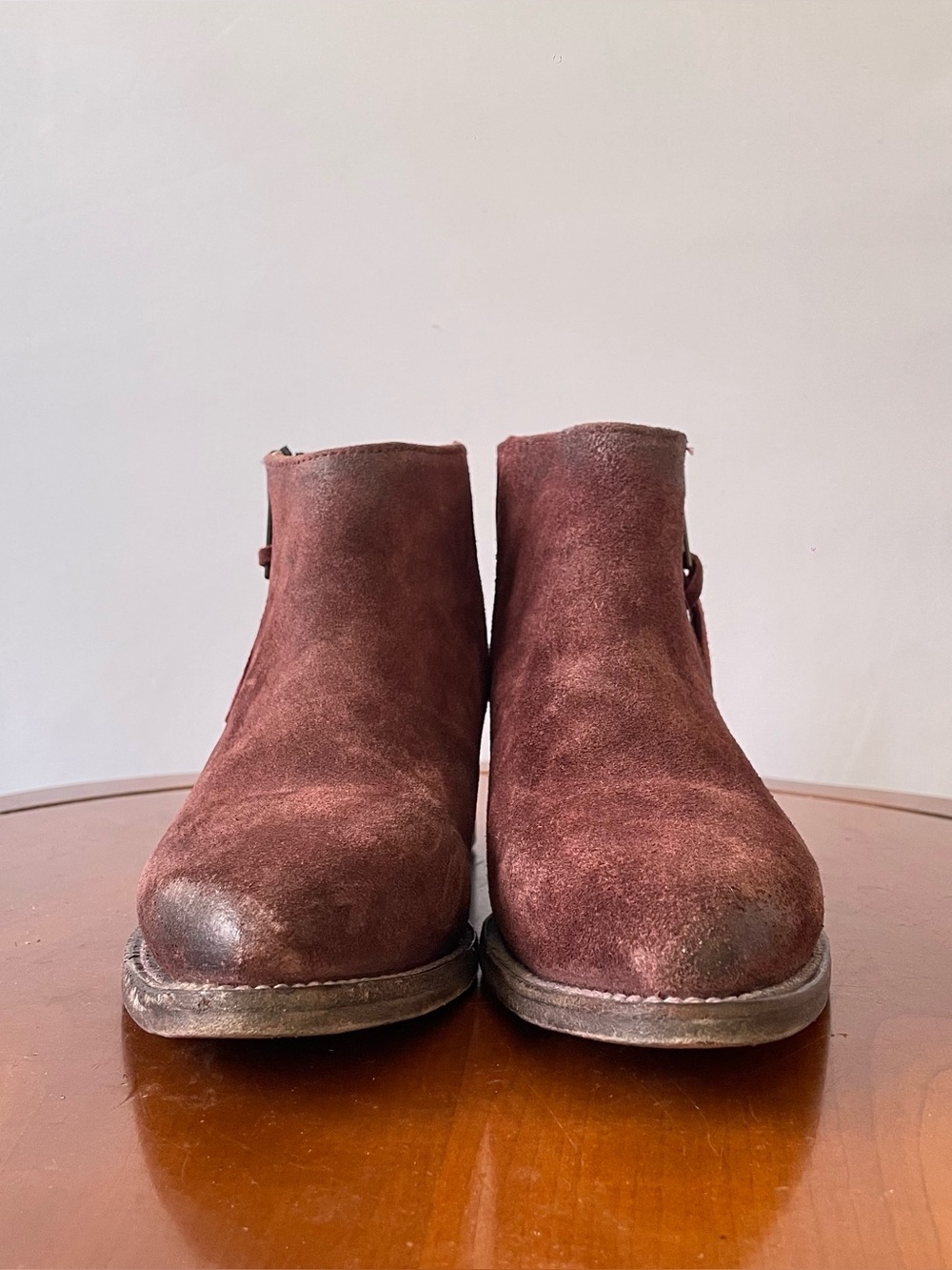Freebird by Steven Onyx Burgundy Suede Ankle Booties | US 8 - Picture 2 of 10